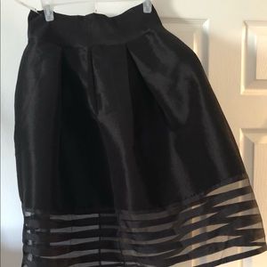 Black fashion bubble skirt